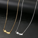 Stainless Steel Necklaces Simple Star Banner Pendant Choker Chain Fashion Necklace For Women Jewelry Friends Party Girls Gifts