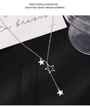 Stainless Steel Necklaces Exquisite Stars Tassel Pendants Temperament Chain Everyday Wear Necklace For Women Jewelry Party Gifts