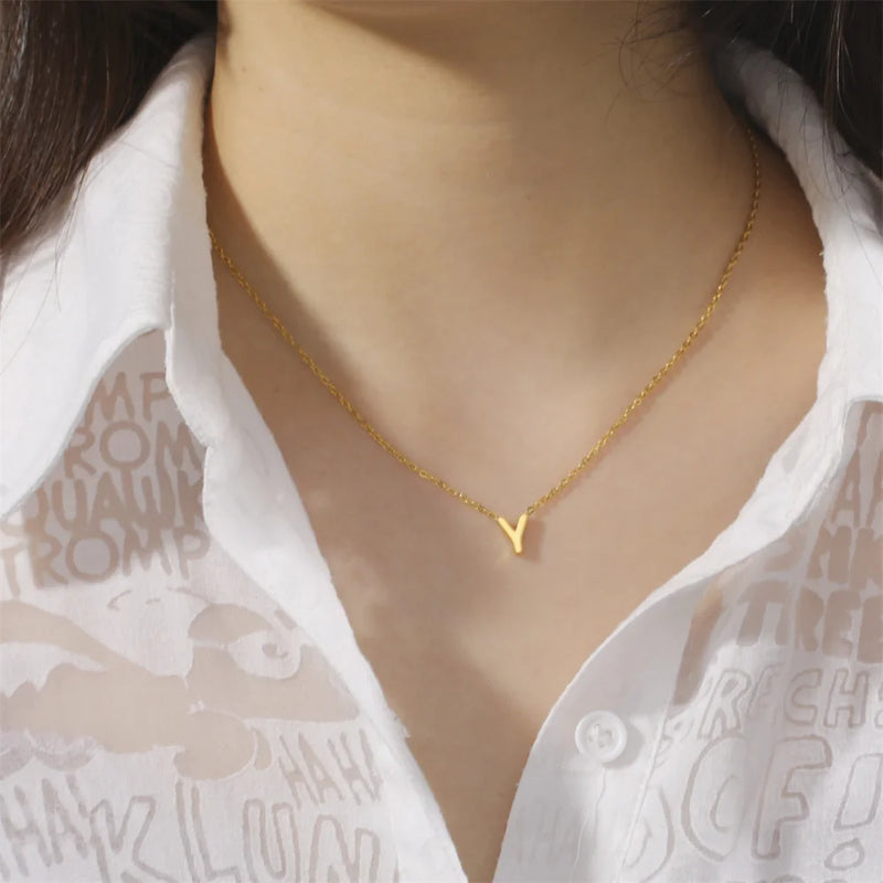 Initial A-Z Letter Necklaces