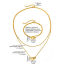 Necklace Double Chain Design Jewelry Sets For Women Jewelry